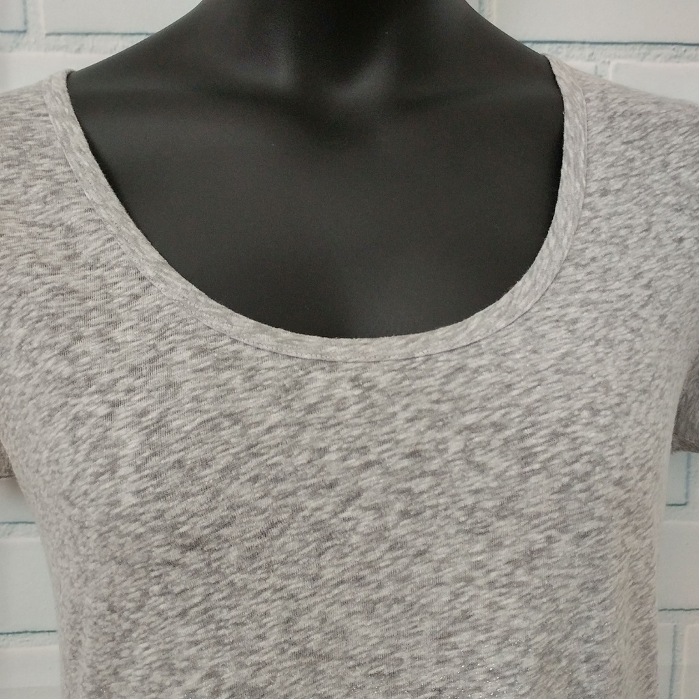 ❌SOLD❌American Eagle Burnout Ombre Metallic Tee - Size L - Picture 2 of 7